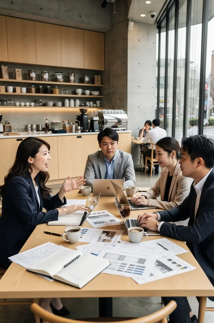 Professional Real team collaboration